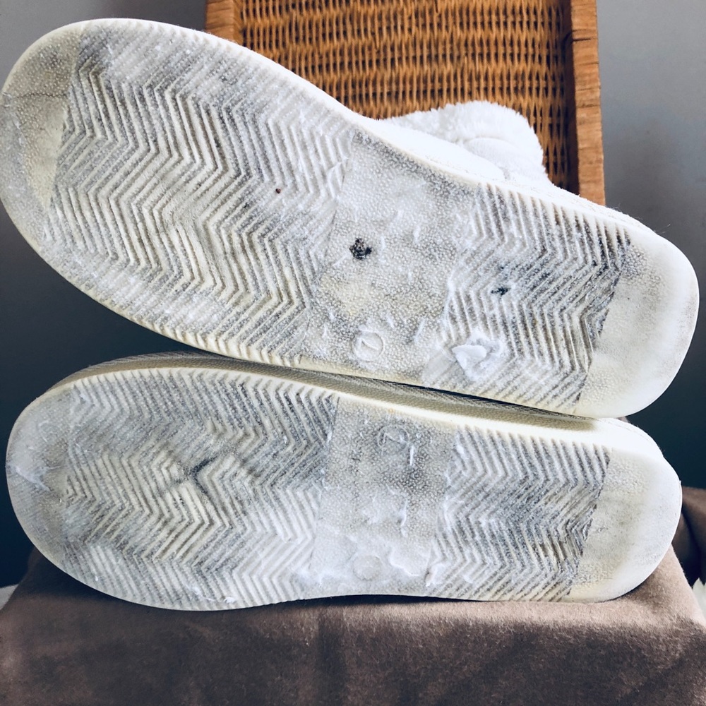 Cozy White Fur-Lined Boots - Picture 8 of 16